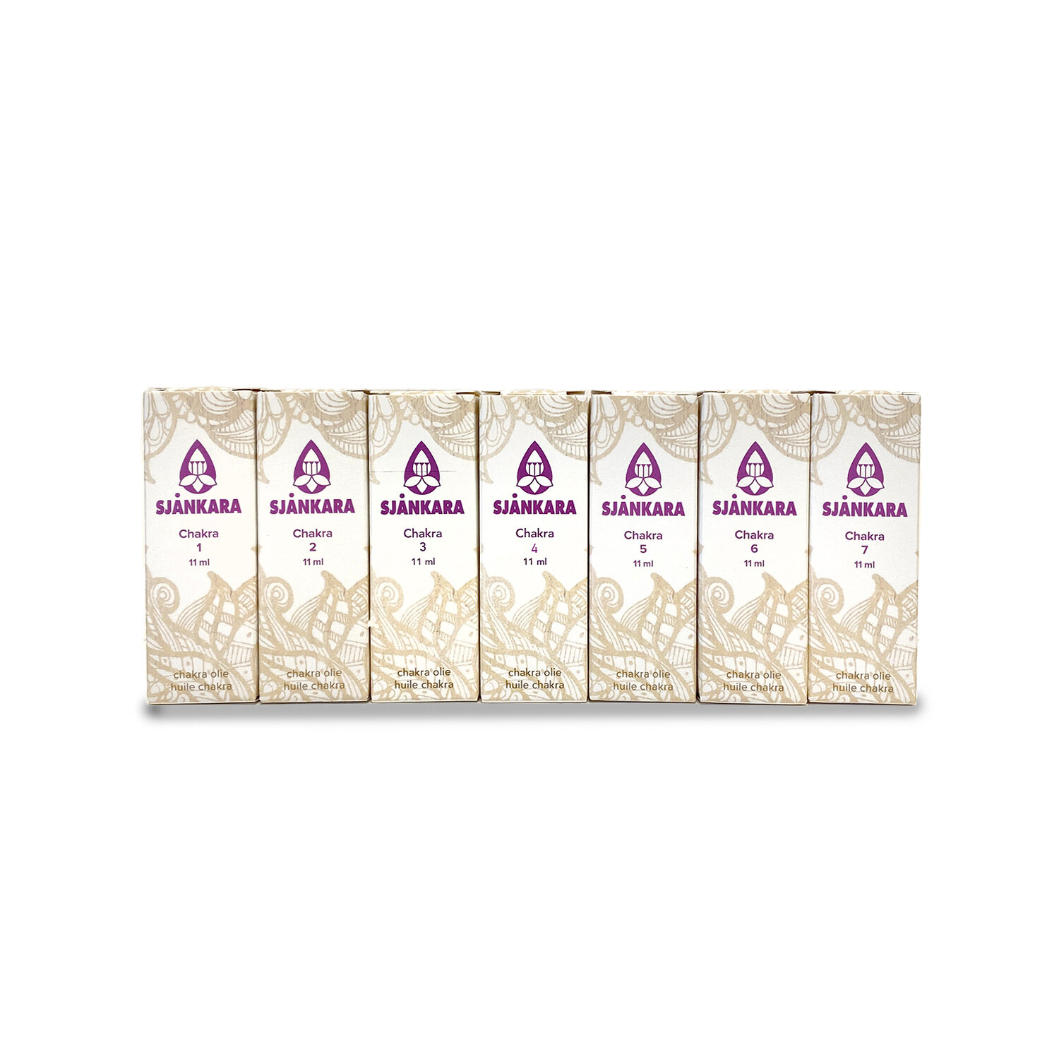 Chakra olie set